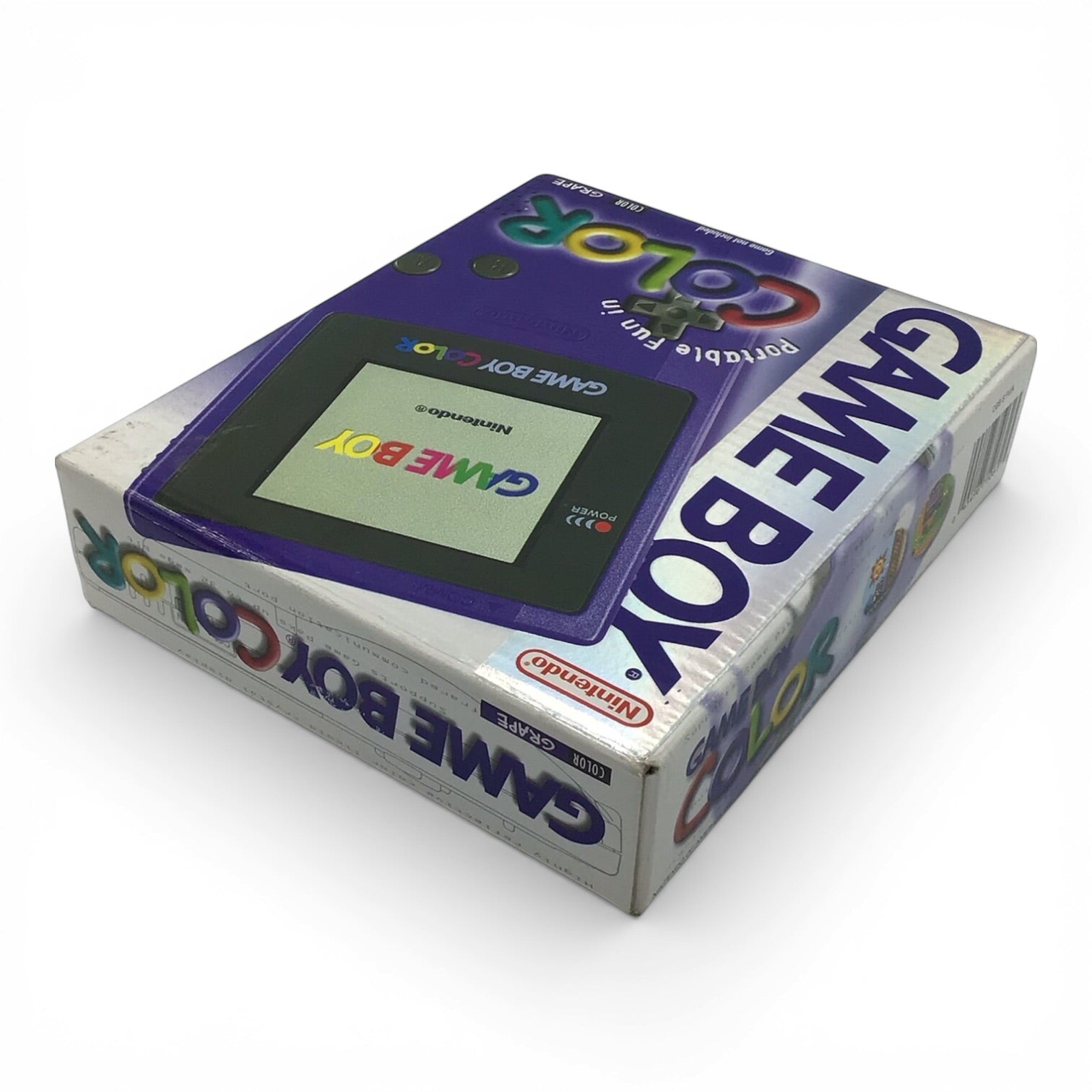 GameBoy Color 1999 Purple - BOX & MANUALS ONLY
