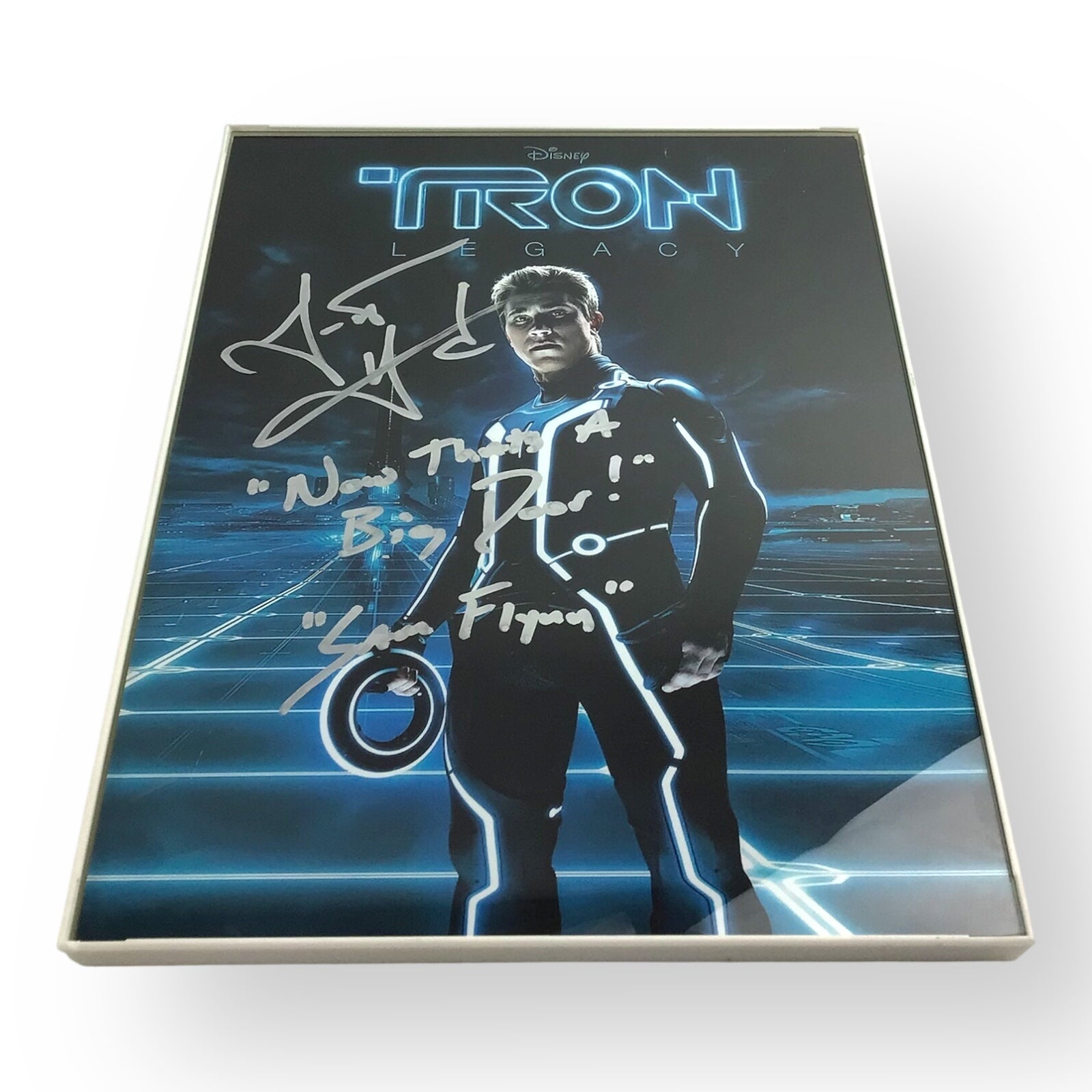 Garrett Hedlund Signed Tron Legacy 8x10 Photo w/ “Big Door” Quote JSA Certified