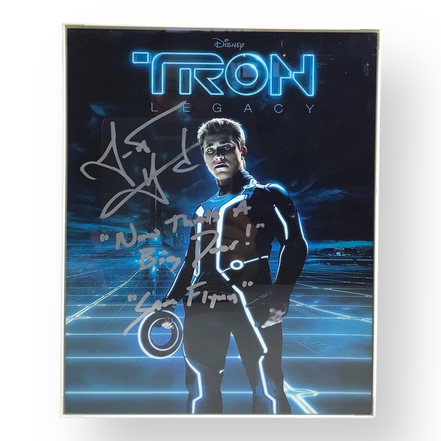 Garrett Hedlund Signed Tron Legacy 8x10 Photo w/ “Big Door” Quote JSA Certified