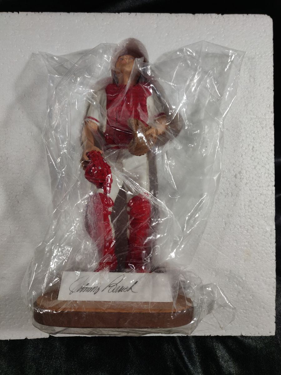 Gartlan Johnny Bench Autographed Cold Cast Baseball Figure #1747/1989 Certified