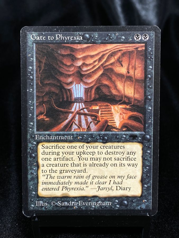 Gate to Phyrexia - Antiquities- MTG Card - MP