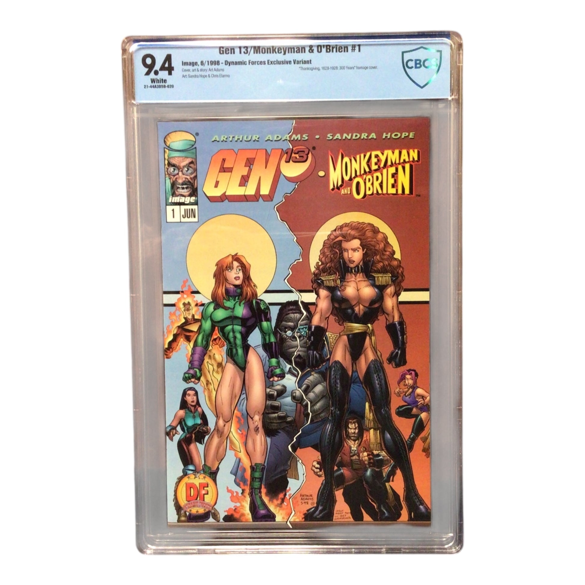 Gen 13 / Monkeyman & O'Brien #1 (CBCS 9.4) Dynamic Forces Alternate Cover