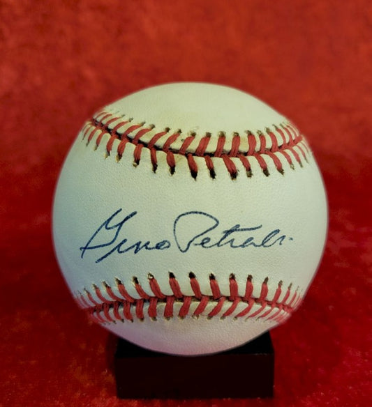 Geno Petralli Guaranteed Authentic Autographed Baseball