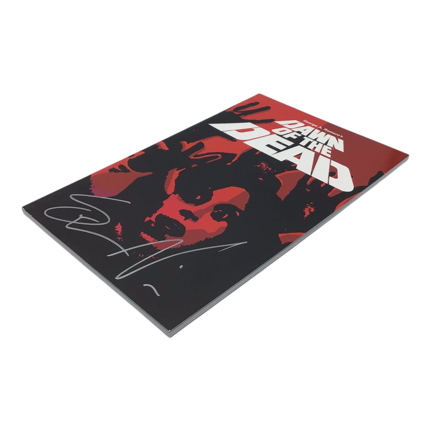 George A. Romero’s Dawn of the Dead – Paperback (Signed by Author, IDW, Like New)