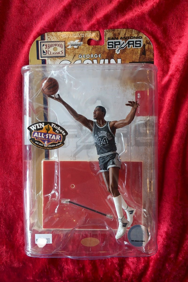 George Gervin McFarlane Hardwood Classics 2008 Basketball Figure