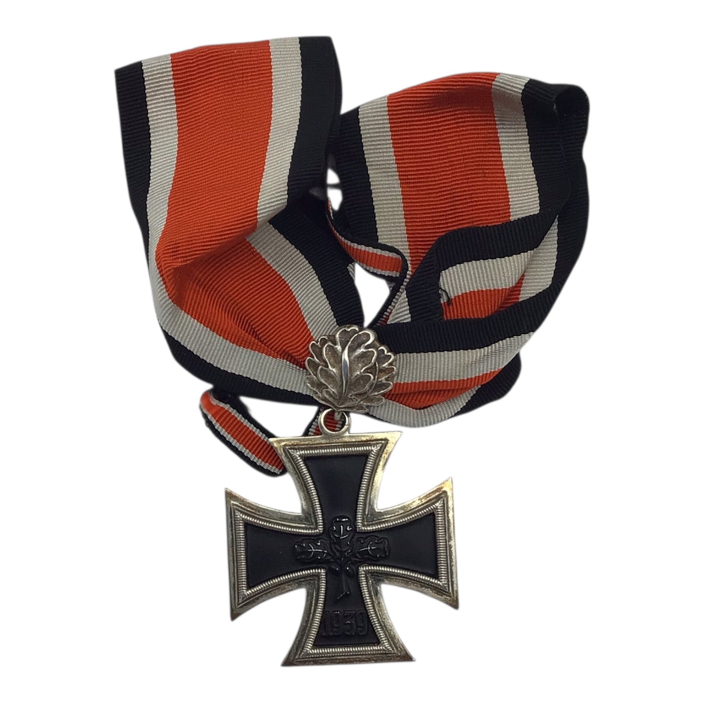 German 1939 800 Silver Knight's Oak Iron Cross in Presentation Case