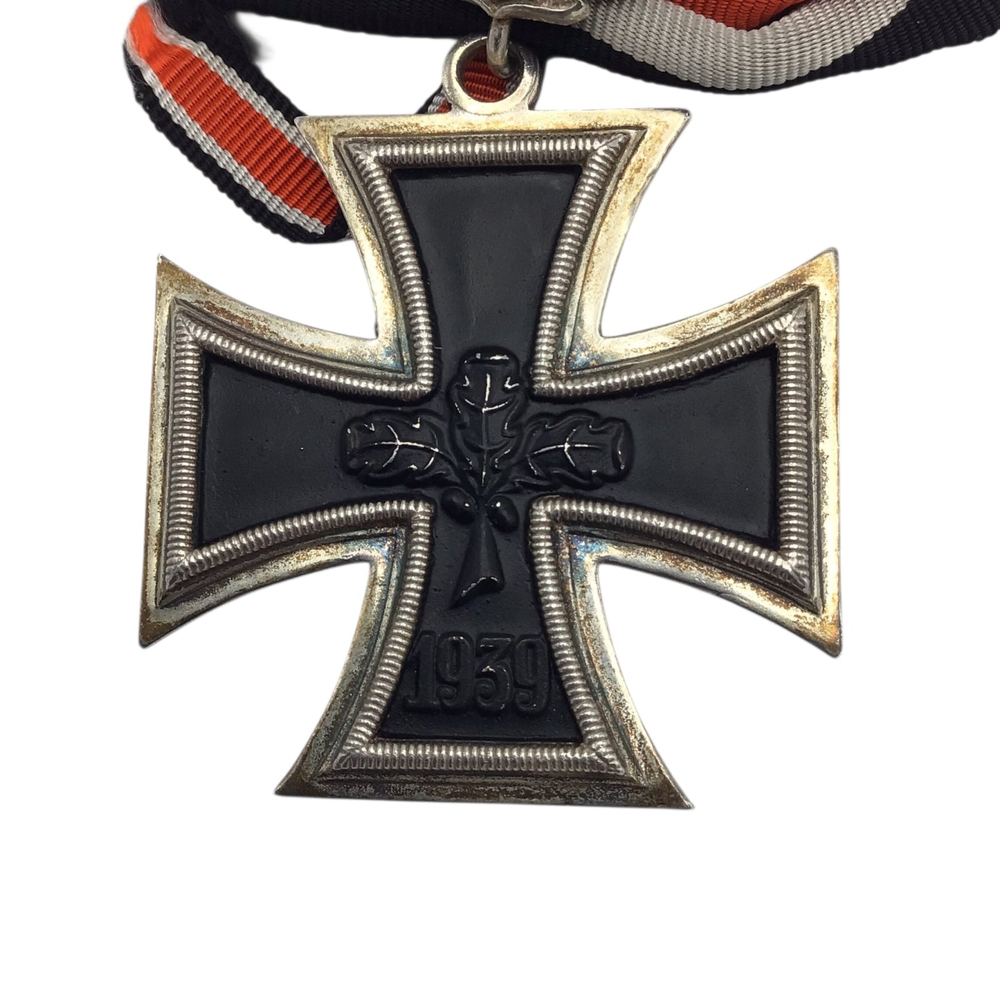 German 1939 800 Silver Knight's Oak Iron Cross in Presentation Case