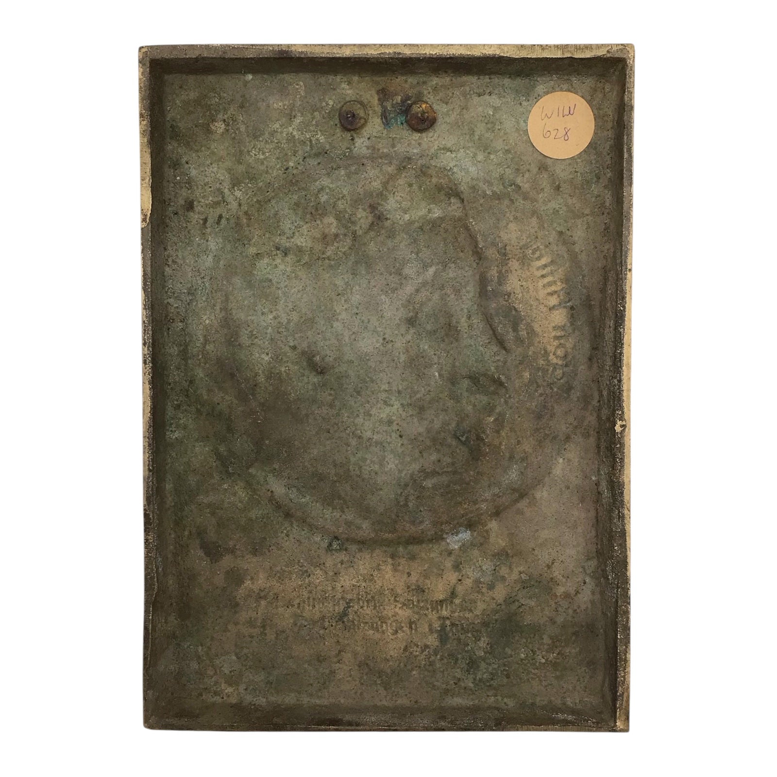 German Adolf Hitler Bronze Presentation Display Plaque Early War Example - WW2
