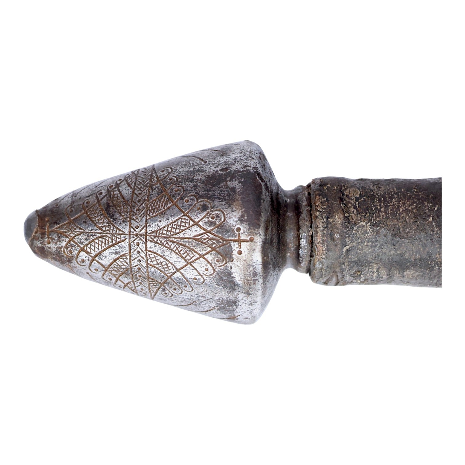 German-Austrian Estoc c.1520 with Latten Cross, Passau Wolf & Original Grip