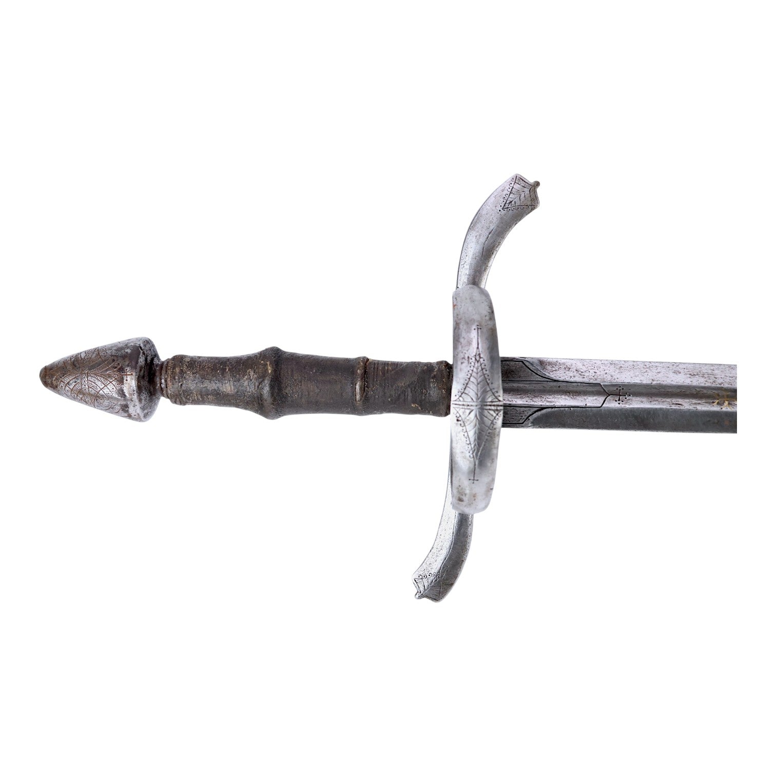 German-Austrian Estoc c.1520 with Latten Cross, Passau Wolf & Original Grip