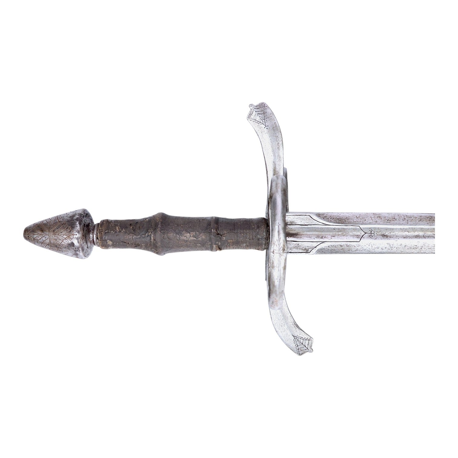 German-Austrian Estoc c.1520 with Latten Cross, Passau Wolf & Original Grip