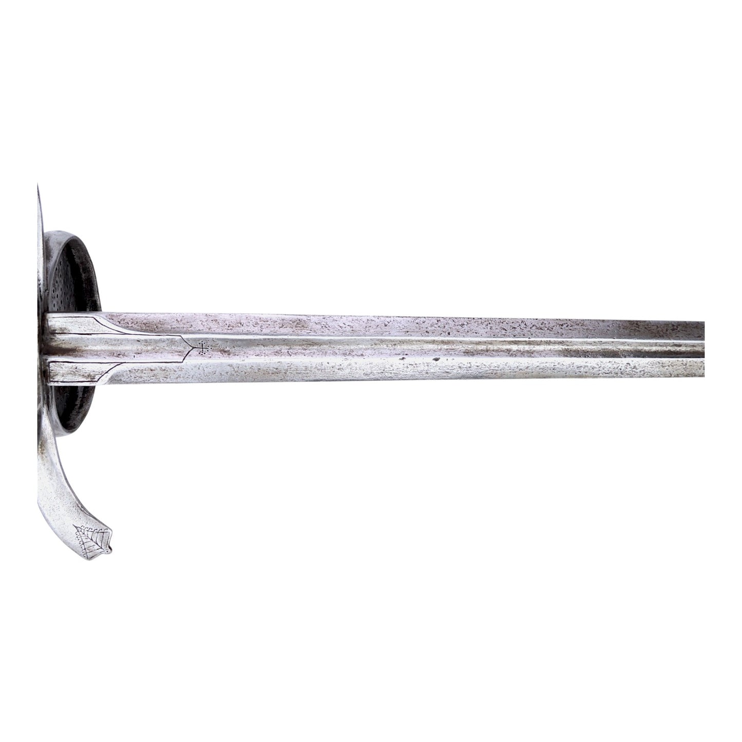 German-Austrian Estoc c.1520 with Latten Cross, Passau Wolf & Original Grip