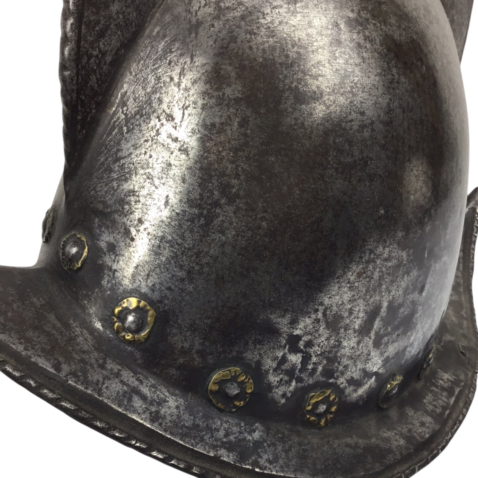 German High Comb Morion Helmet with Battle Damage Circa 16th to 17th Century from Peter Finer Gallery