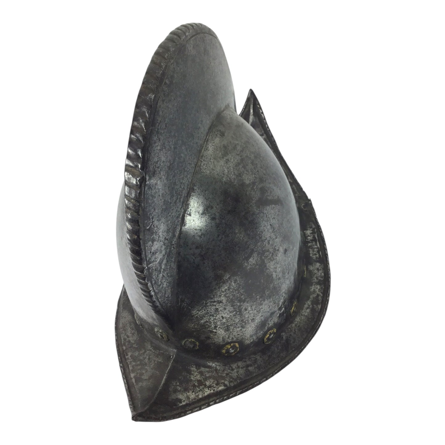 German High Comb Morion Helmet with Battle Damage Circa 16th to 17th Century from Peter Finer Gallery