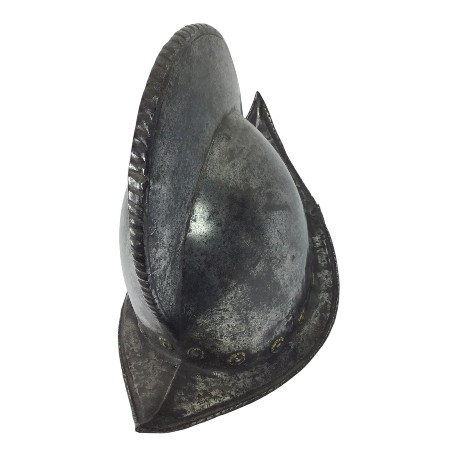 German High Comb Morion Helmet with Battle Damage Circa 16th to 17th Century from Peter Finer Gallery
