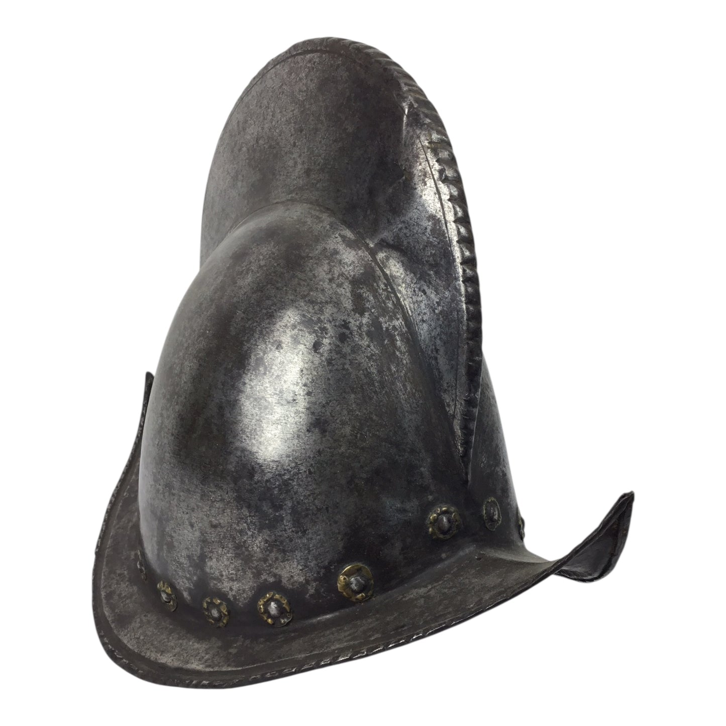 German High Comb Morion Helmet with Battle Damage Circa 16th to 17th Century from Peter Finer Gallery
