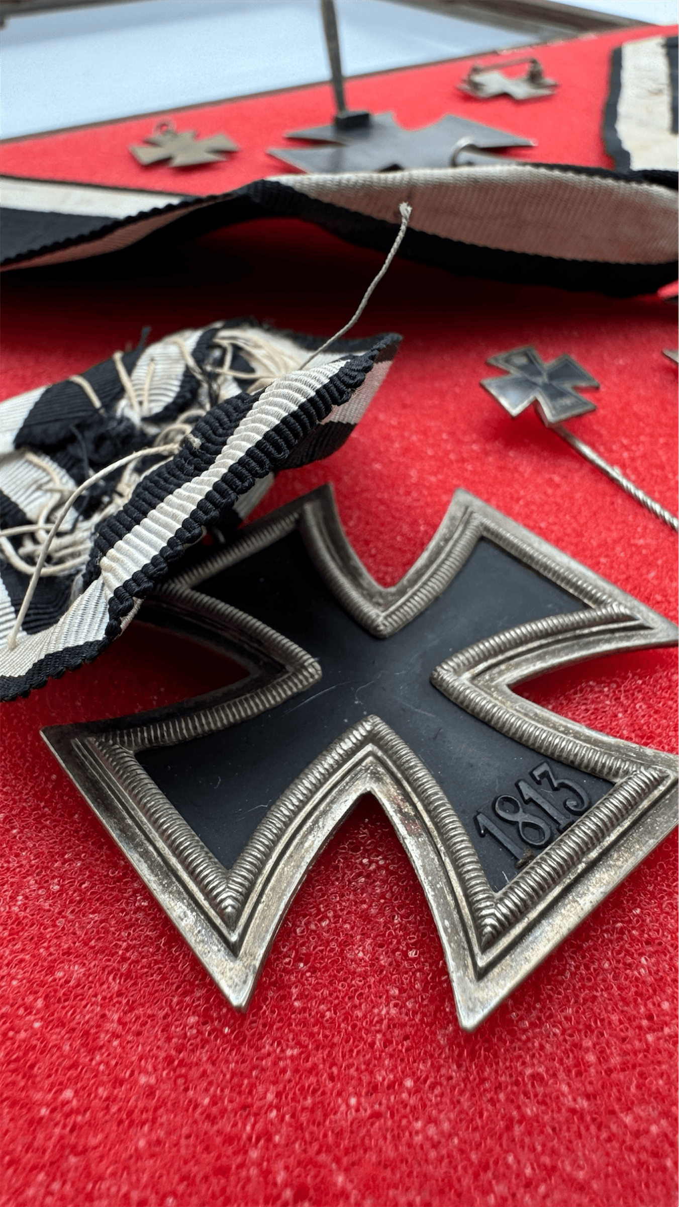 German History of the Iron Cross Collection - Multi-Era Badge Collection in Display Case