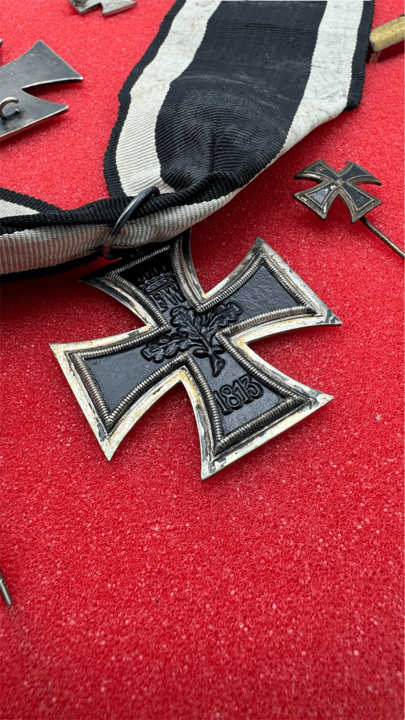 German History of the Iron Cross Collection - Multi-Era Badge Collection in Display Case