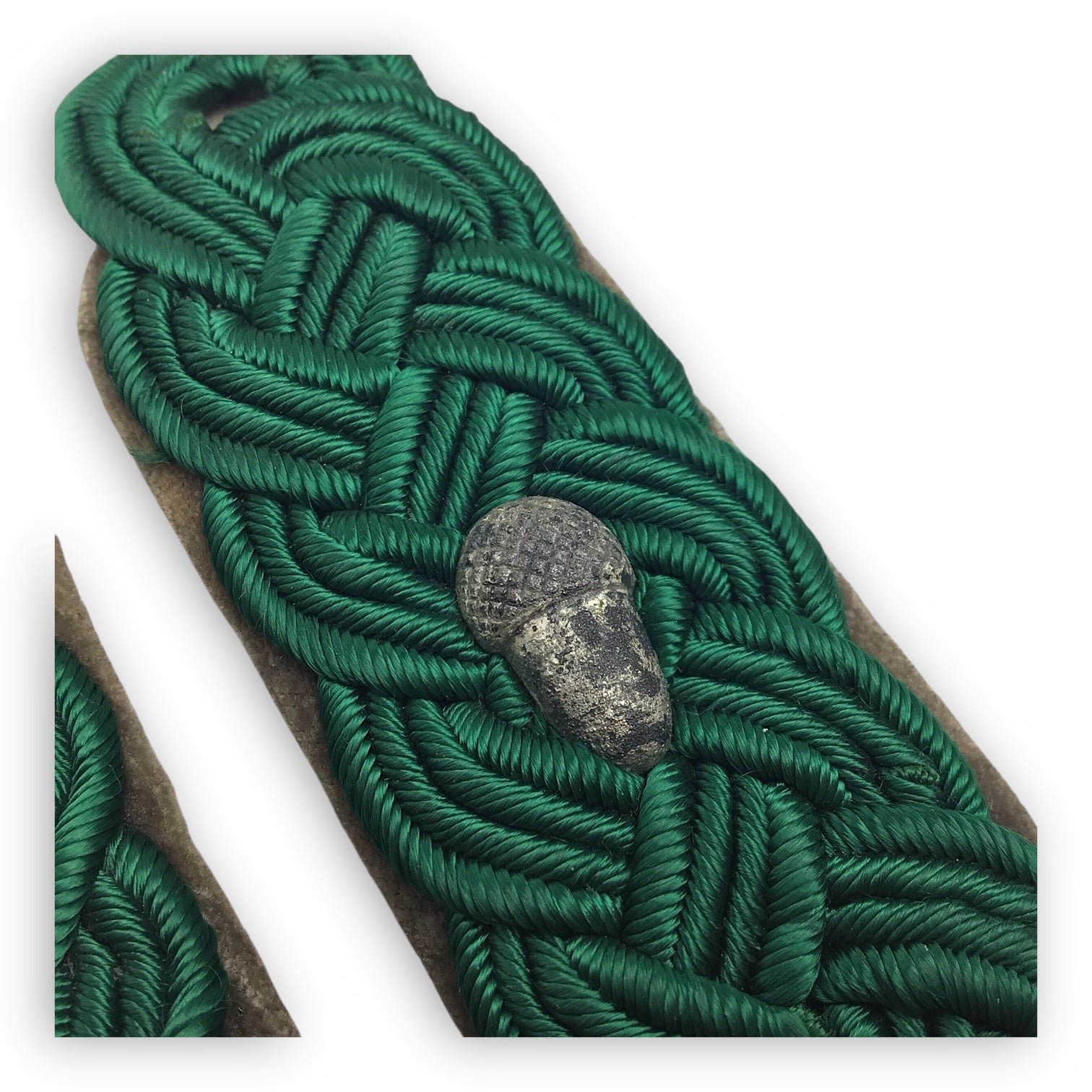 German Landforstmeister (Chief Forest Ranger) Shoulder Boards - Silver Acorns | German WW2