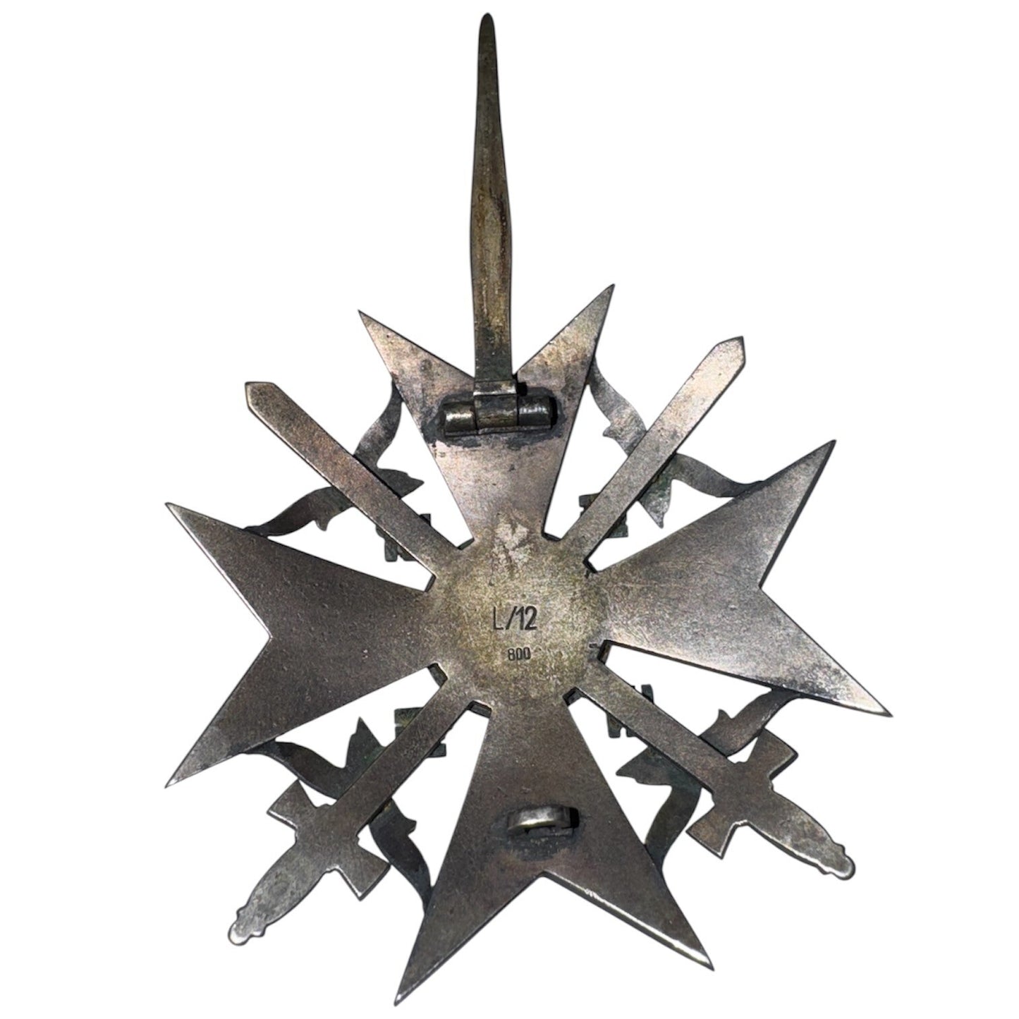 German Legion Condor Panzer Grouping | Spanish Cross in Silver w/ Swords & Hitler Signed Document!