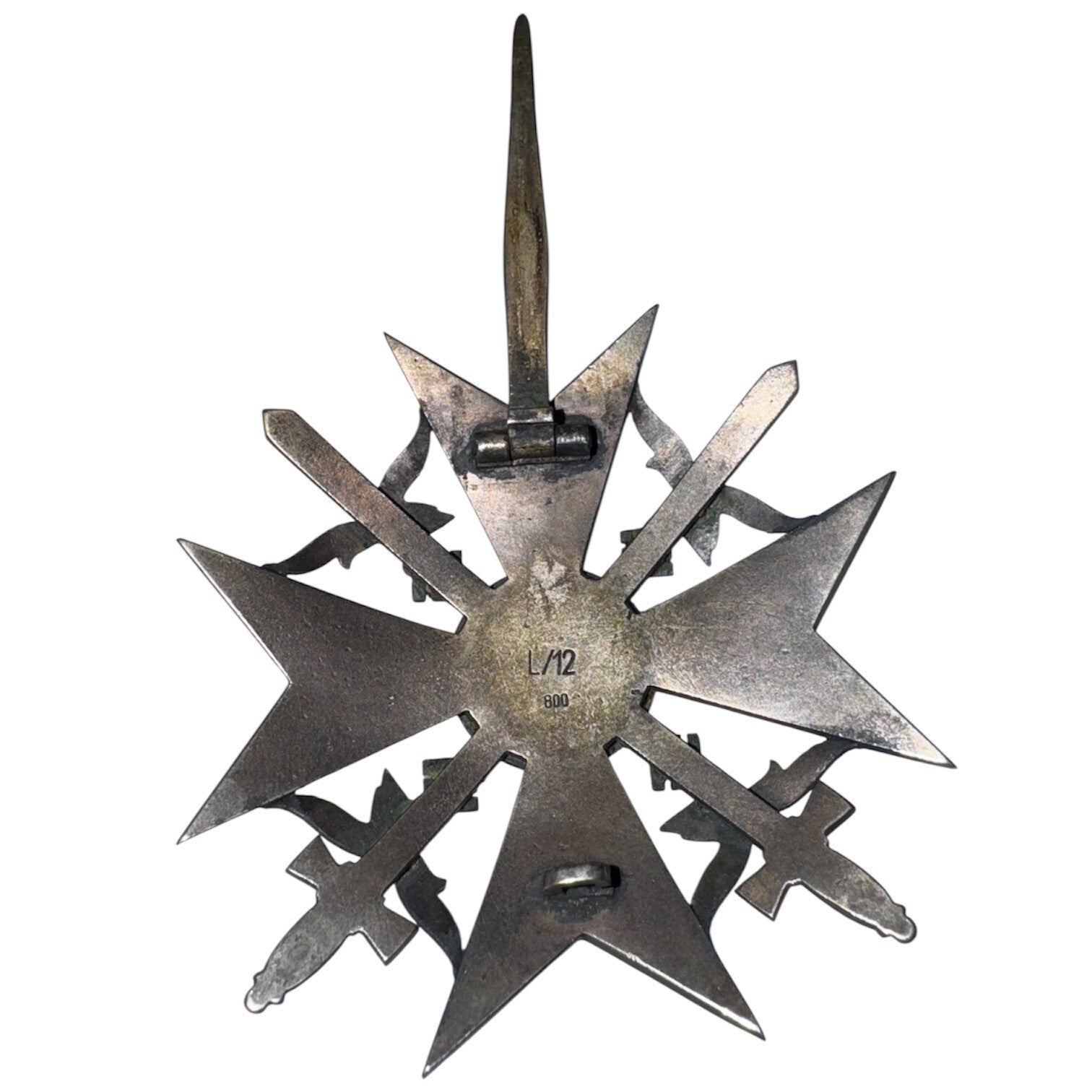 German Legion Condor Panzer Grouping | Spanish Cross in Silver w/ Swords & Hitler Signed Document!