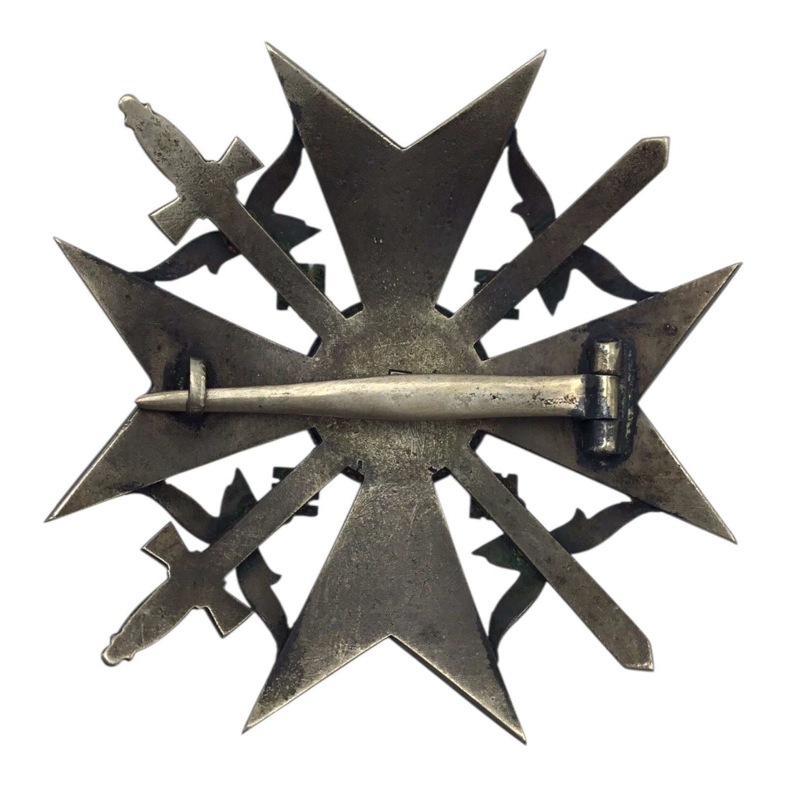 German Legion Condor Panzer Grouping | Spanish Cross in Silver w/ Swords & Hitler Signed Document!
