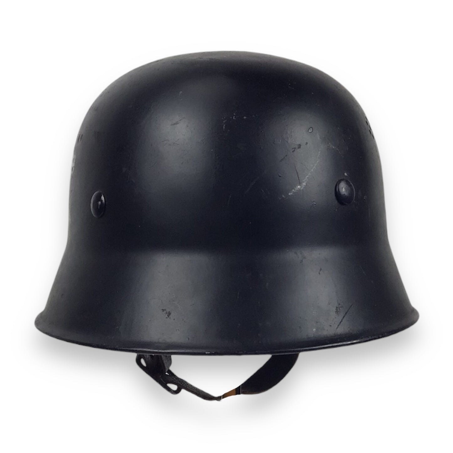 German M34 Stahlhelm DOUBLE Decal Fire (Civil) Police Steel Helmet with Police Decal - WW2