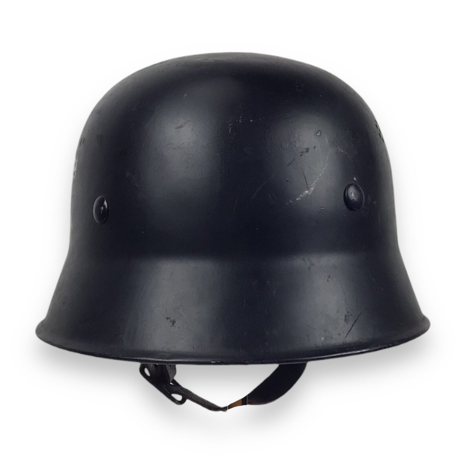 German M34 Stahlhelm DOUBLE Decal Fire (Civil) Police Steel Helmet with Police Decal - WW2
