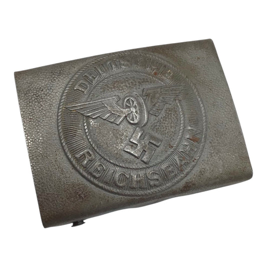 German National Railway Police - A Hard to Find WW2 Buckle in Mint Condition!