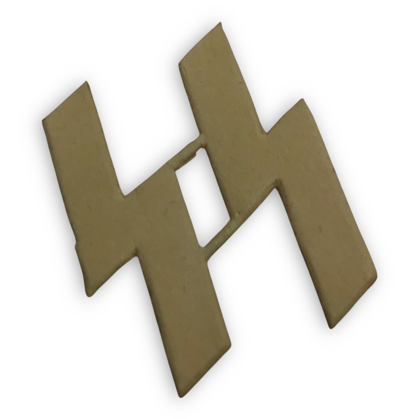 German SS Officer Collar Tabs or Breast Runes Embroidery Template - Cardboard Stencil