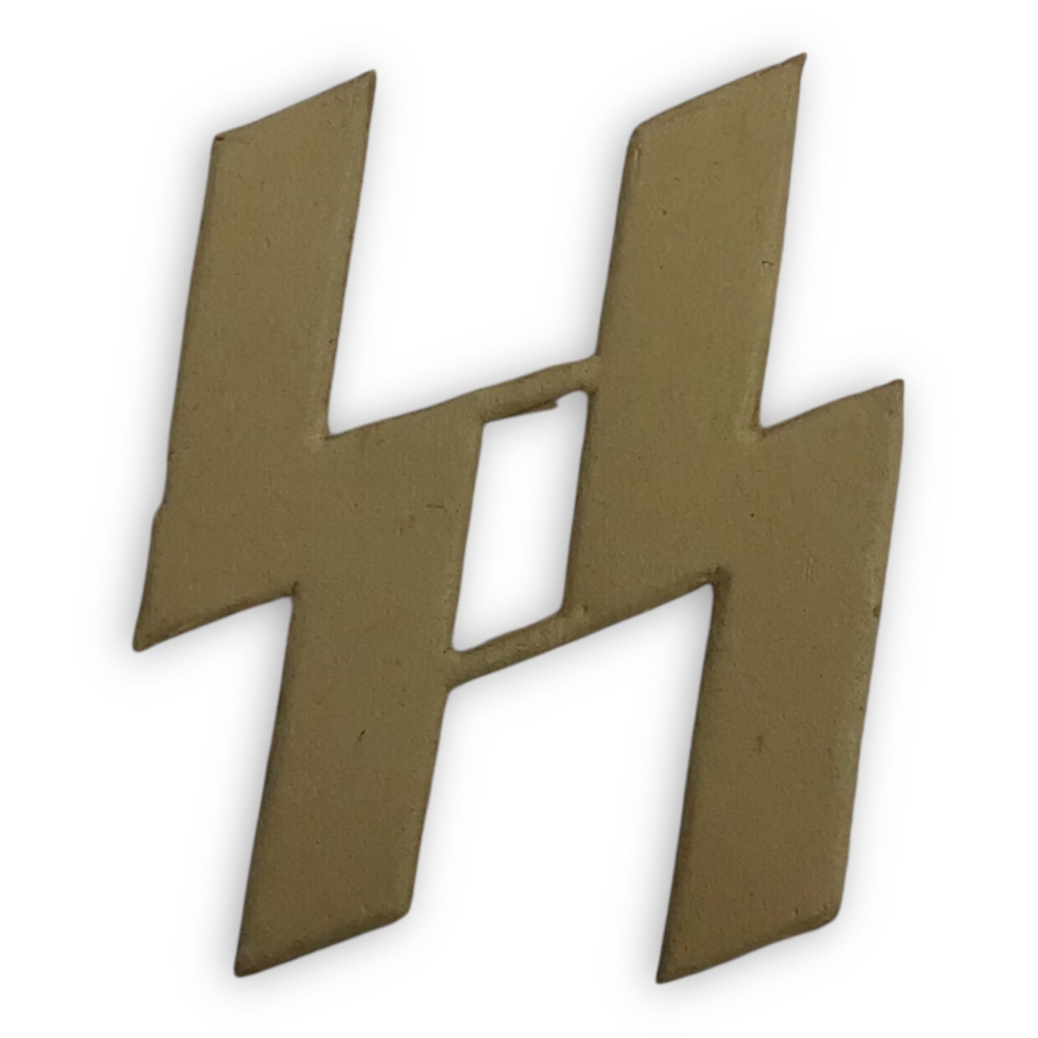 German SS Officer Collar Tabs or Breast Runes Embroidery Template - Cardboard Stencil
