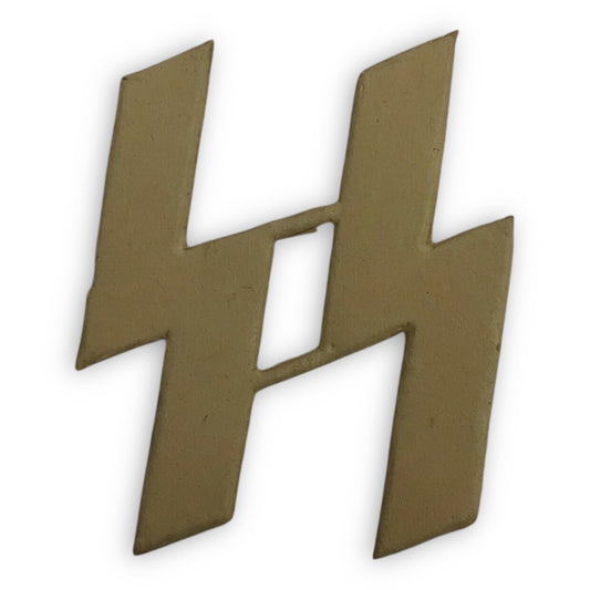 German SS Officer Collar Tabs or Breast Runes Embroidery Template - Cardboard Stencil