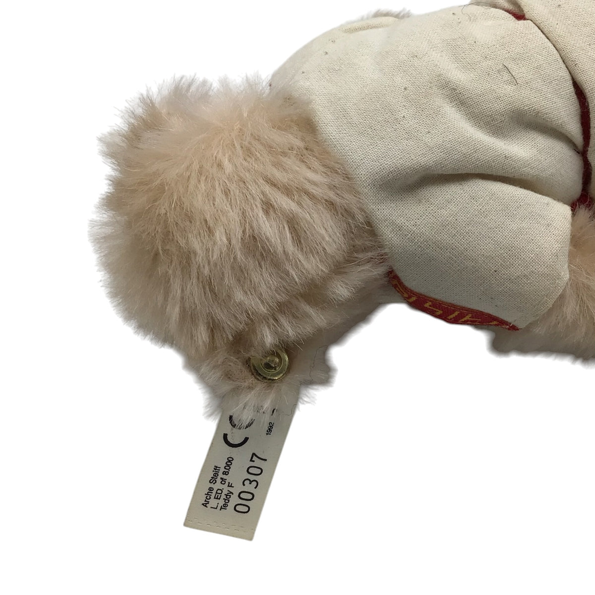 German Steiff Miniature Mohair Animals Pair w/ Makers Label Noah Ark Bears 038006