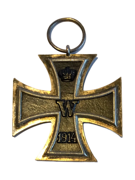 German WW1 Iron Cross 2nd Class with suspension ring