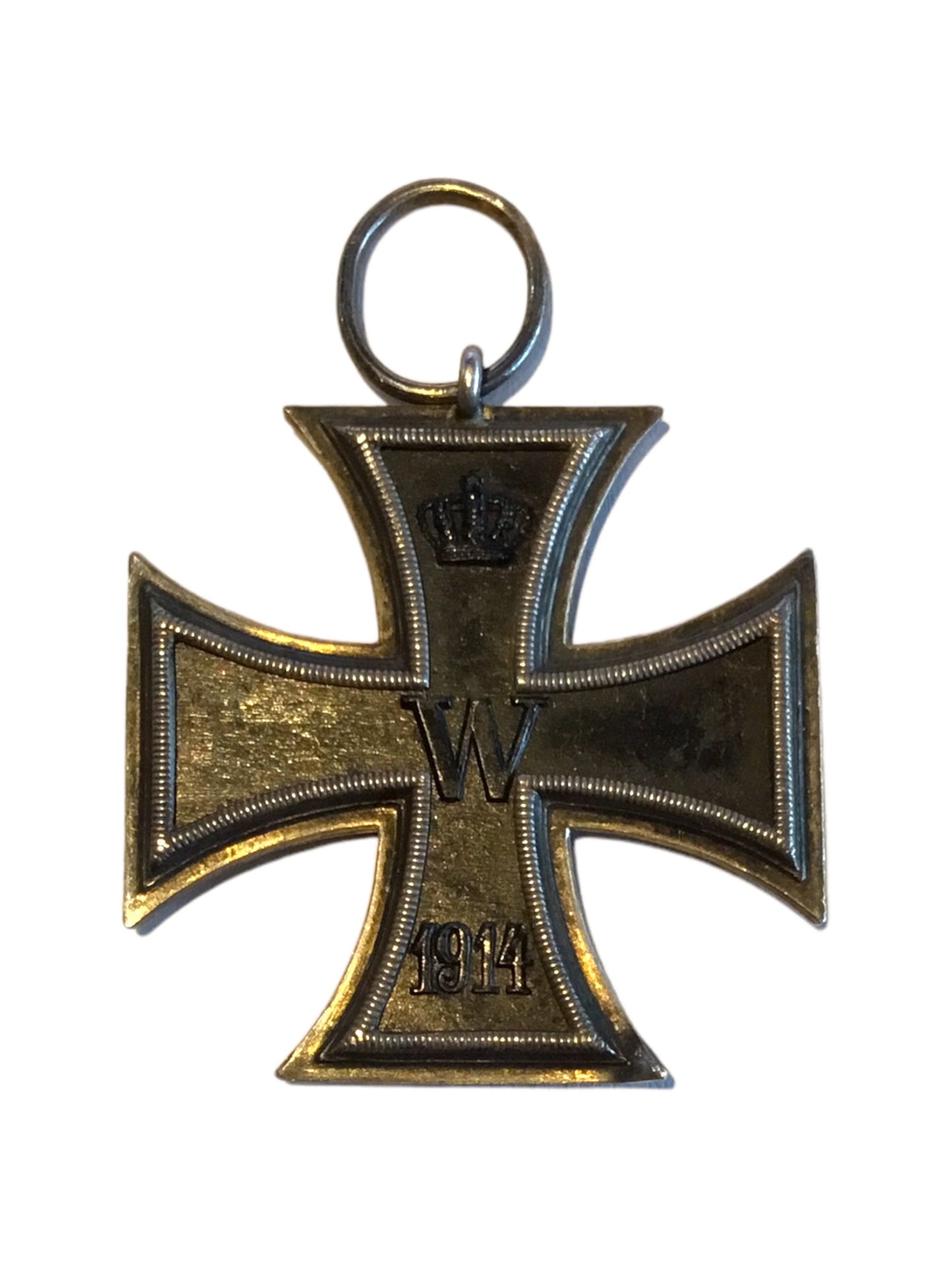 German WW1 Iron Cross 2nd Class with suspension ring