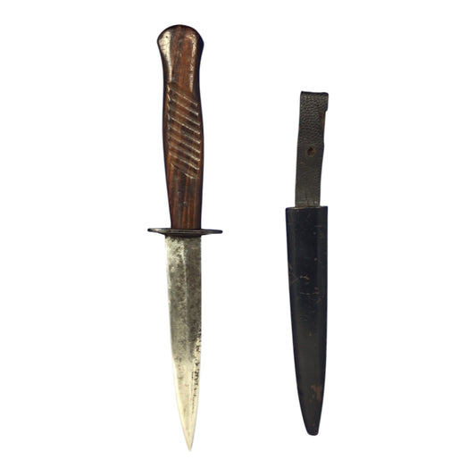 German WW1 Nahkampfmesser Boot Knife w/ Sheath