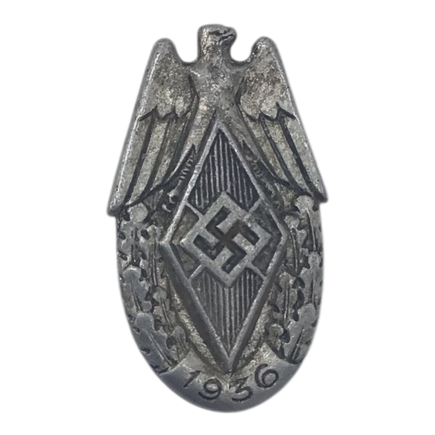 German WW2 1936 Hitler Youth HJ Youth Festival Sports Event Badge