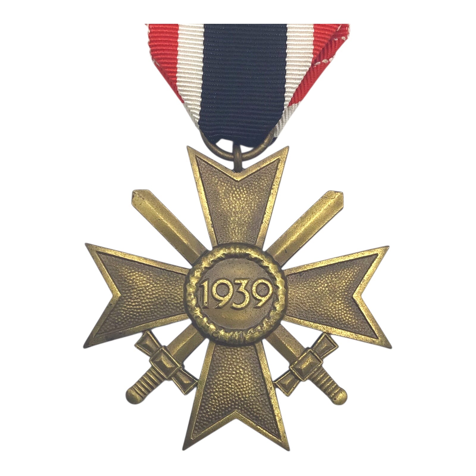 German WW2 1939 War Merit Cross 2nd Class w/ Swords and Ribbon