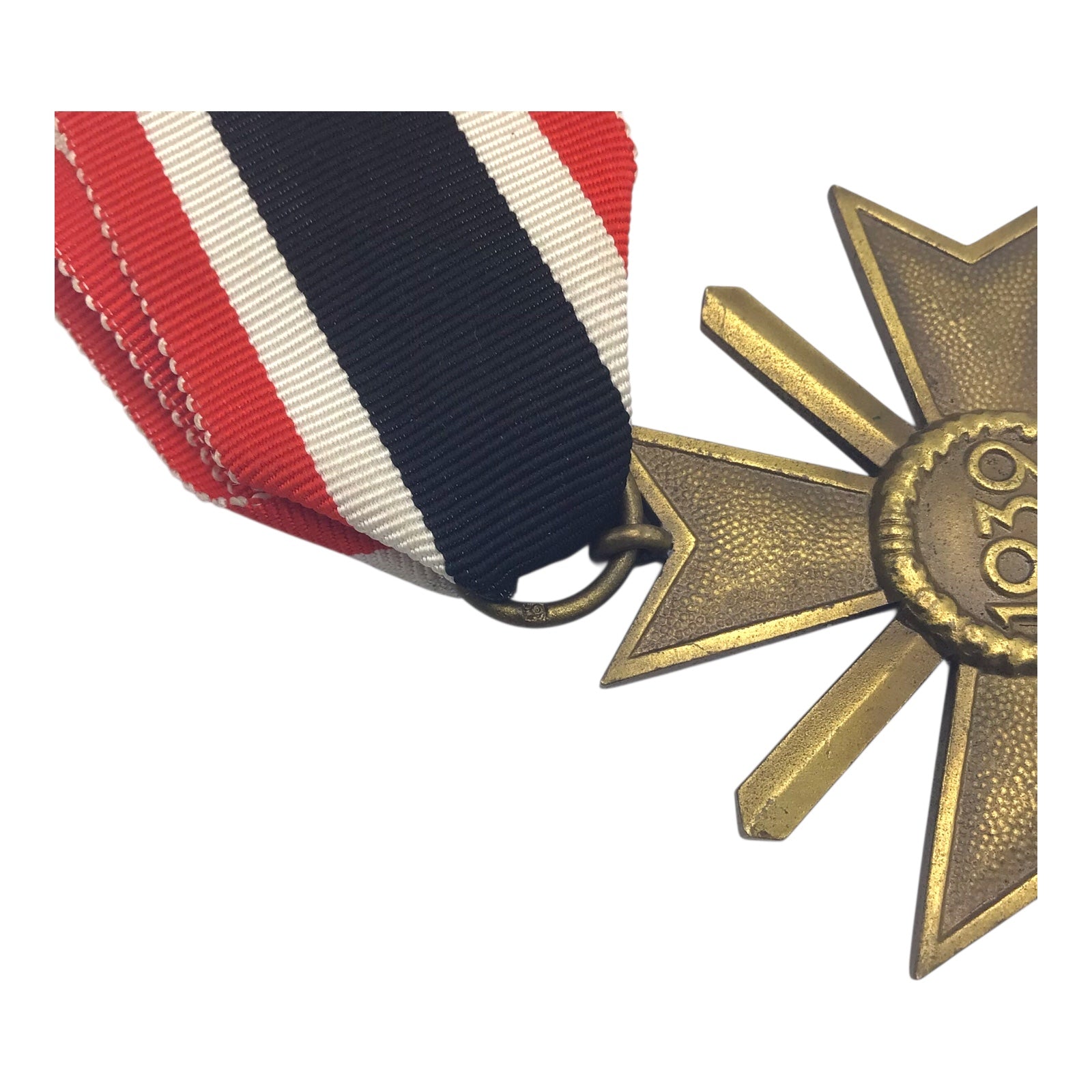 German WW2 1939 War Merit Cross 2nd Class w/ Swords and Ribbon