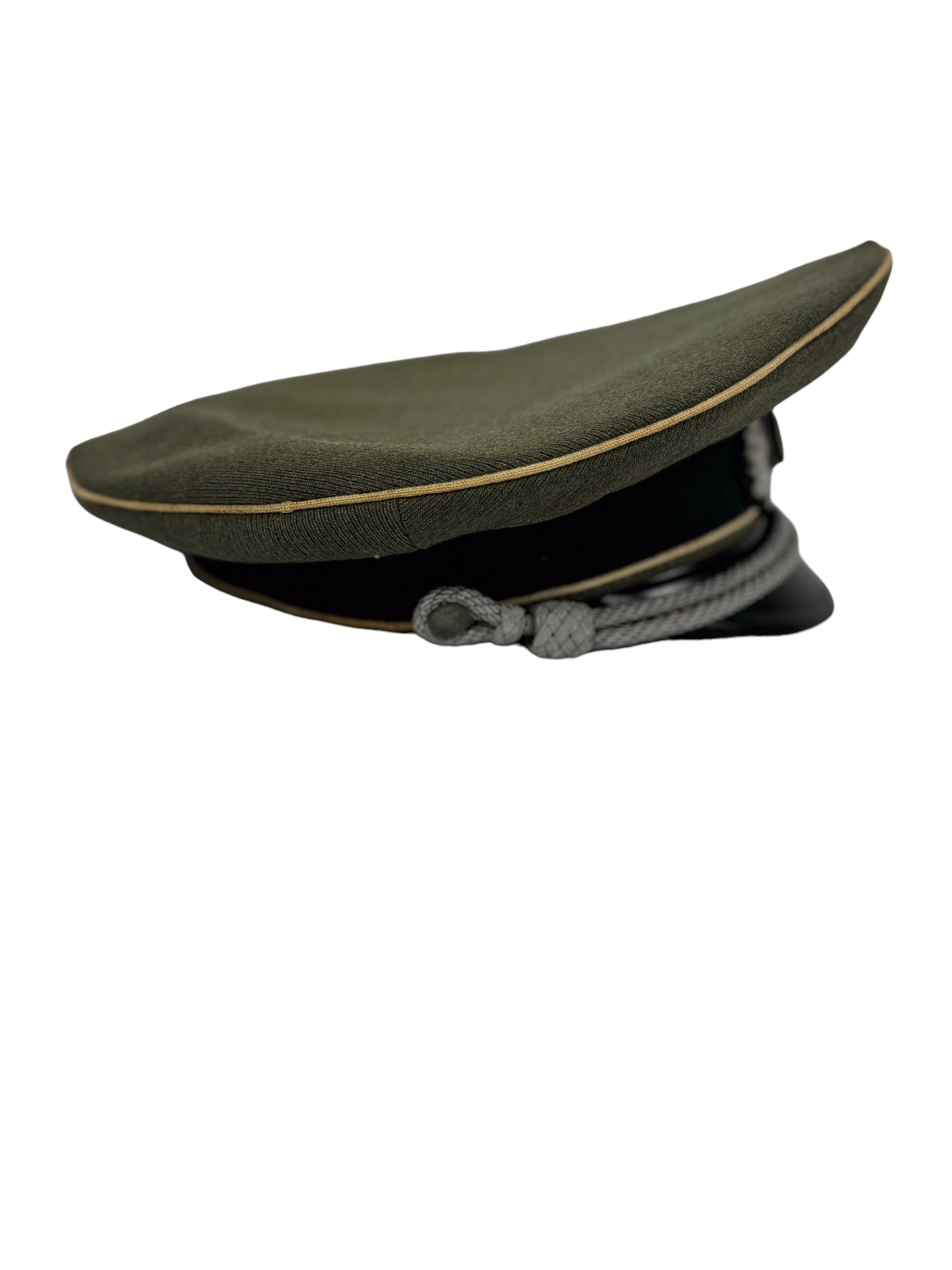German WW2 Army Heer Infantry Senior Officer Schirmmütze Peaked Hat Cap Visor w/ Bullion Eagle