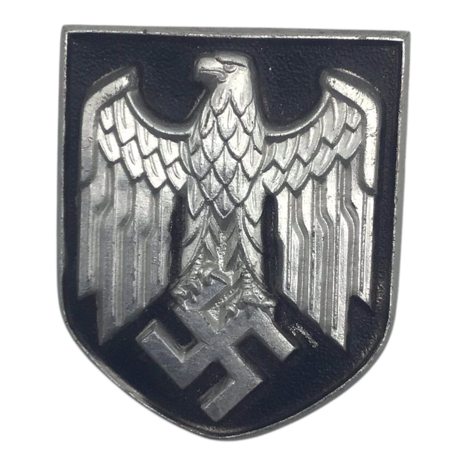 German WW2 DAK Pith Helmet Insignia Eagle