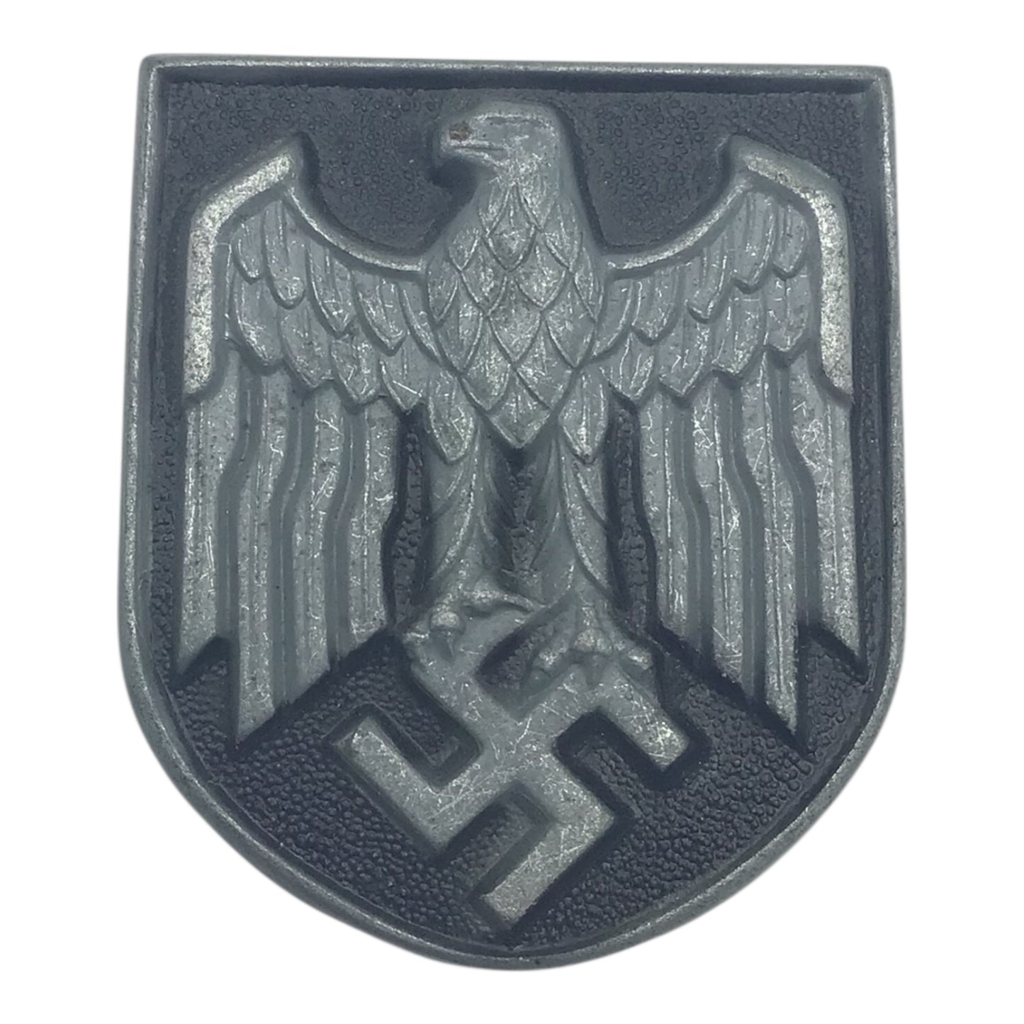 German WW2 DAK Pith Helmet Insignia Flag & Eagle Pair