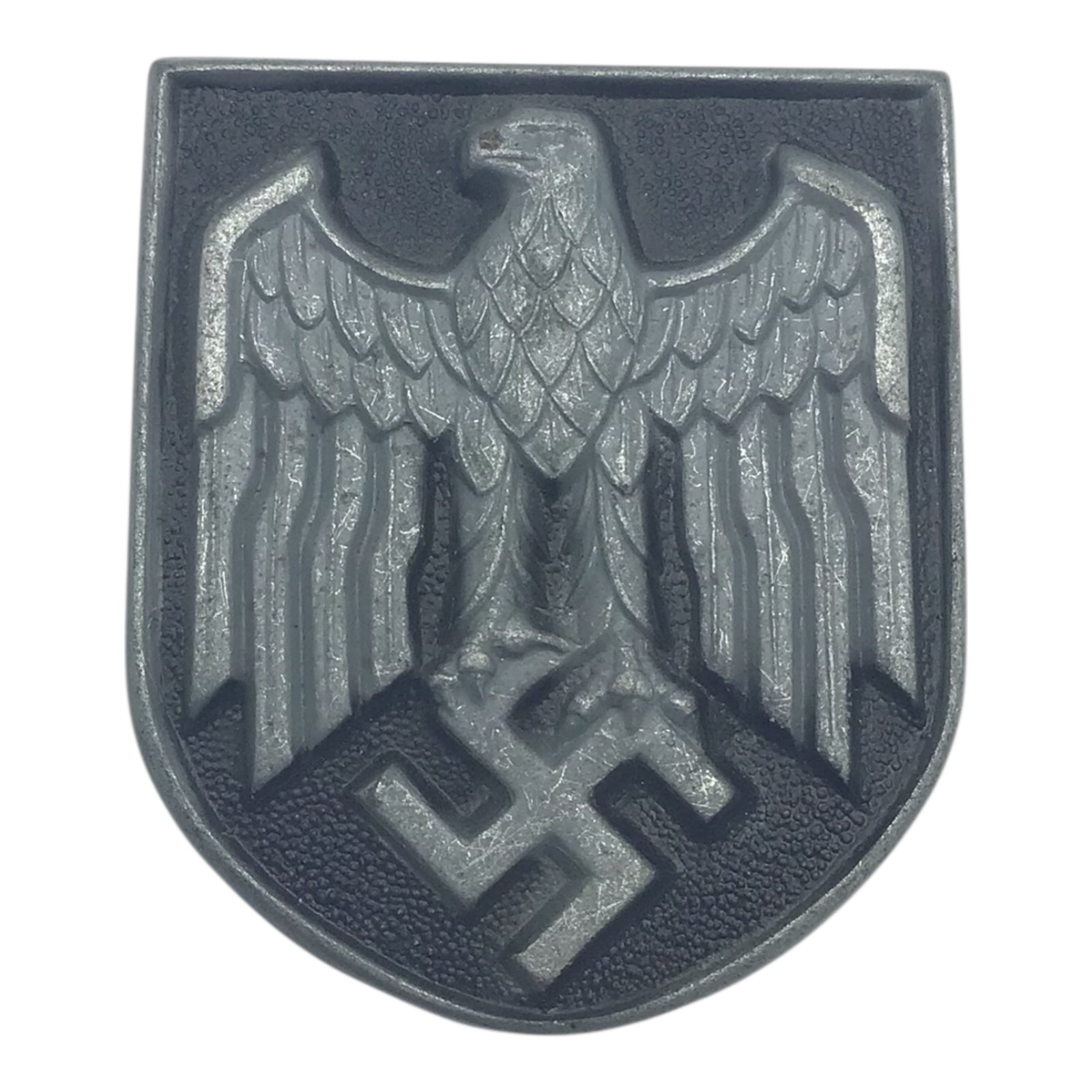 German WW2 DAK Pith Helmet Insignia Flag & Eagle Pair