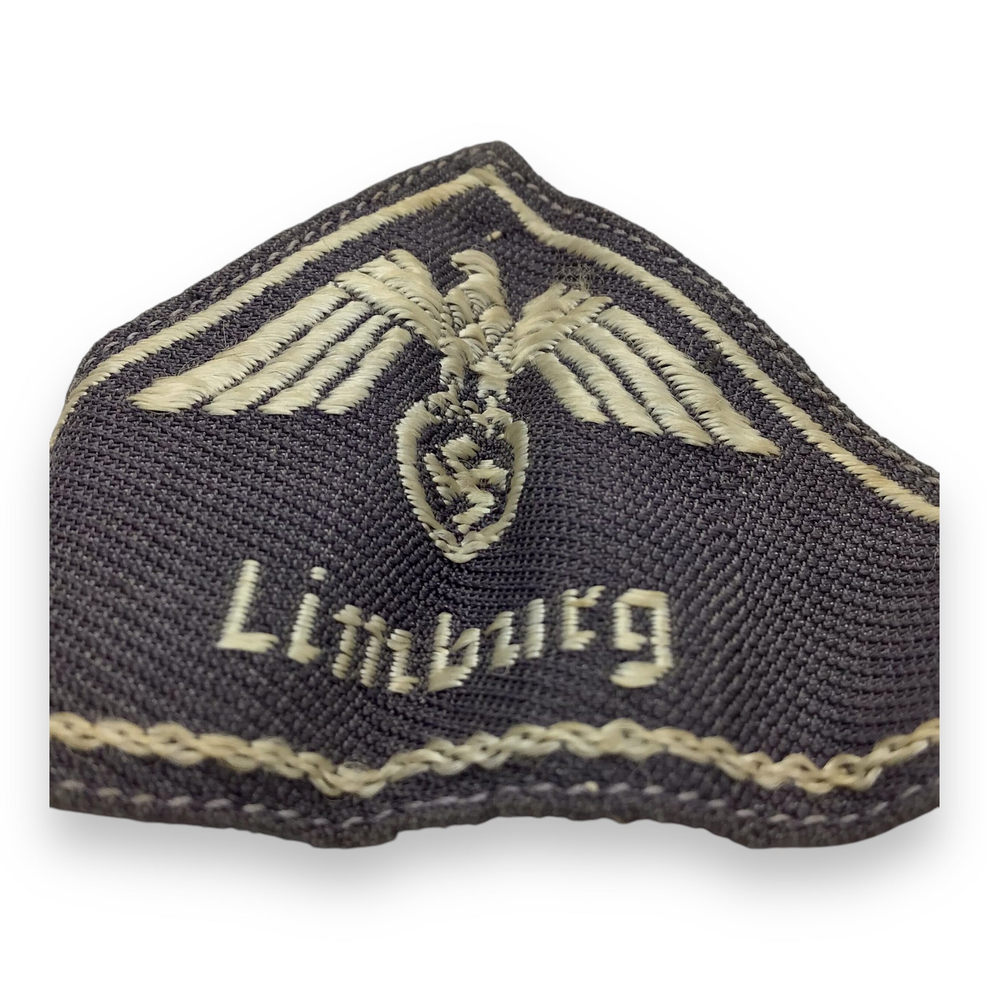 German WW2 DRK German Red Cross District National Eagle Sleeve Triangle - “Limburg” - Veteran Bring-Back