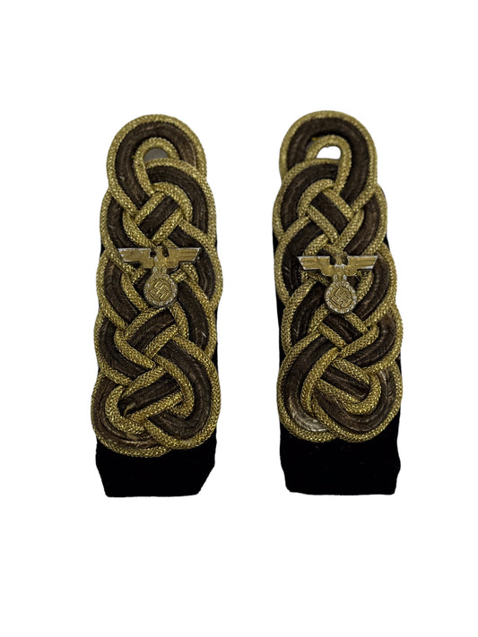German WW2 Diplomatic Corps Formal Collar Tabs EXTREMELY RARE!