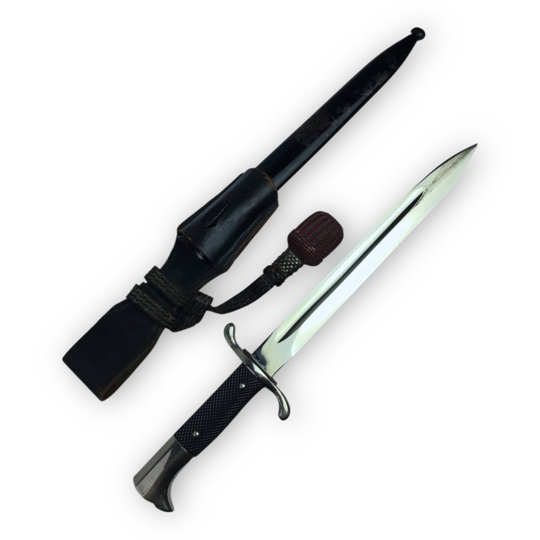 German WW2 Early-War Officer Dress Ceremonial Dagger with Rare Burgundy Portepee