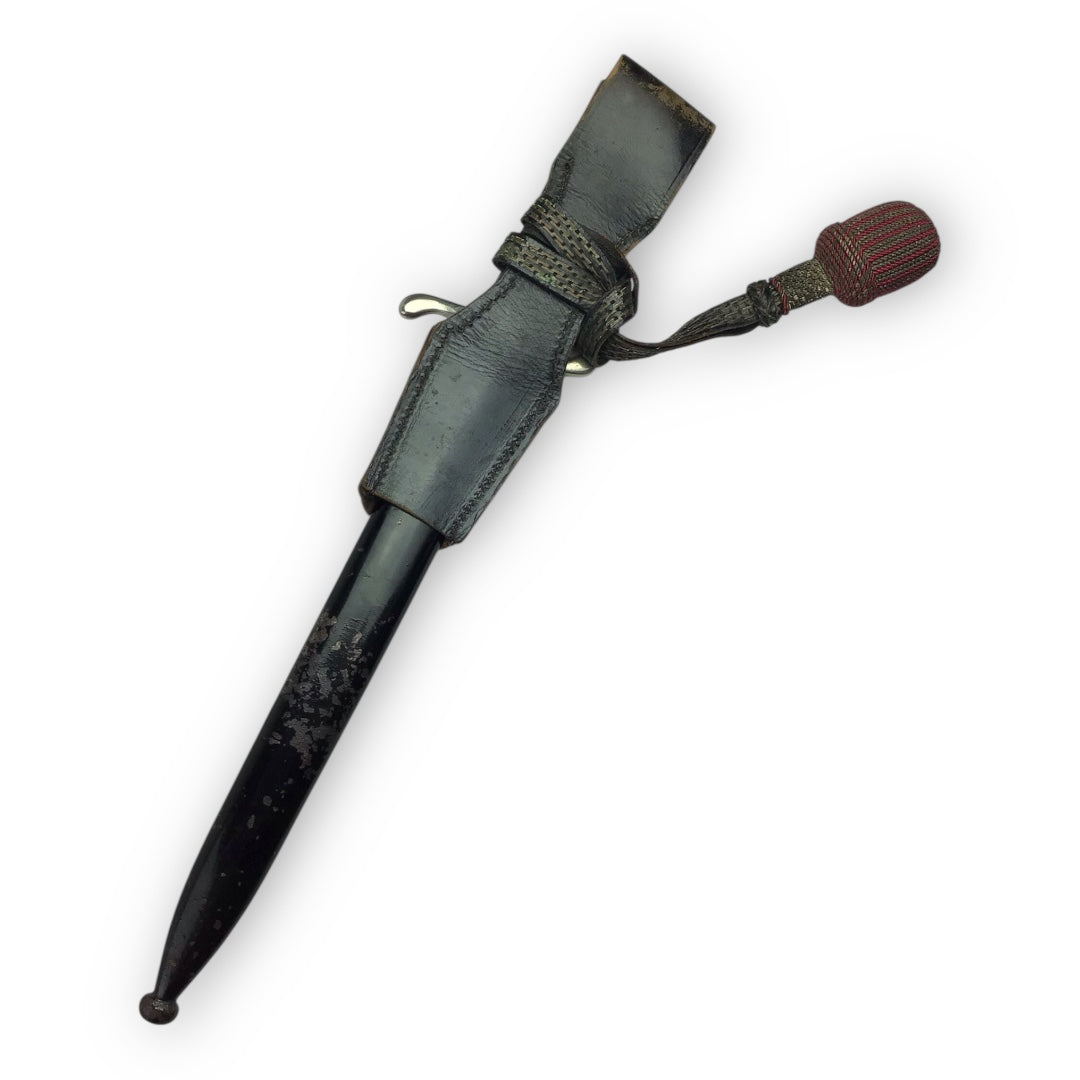 German WW2 Early-War Officer Dress Ceremonial Dagger with Rare Burgundy Portepee