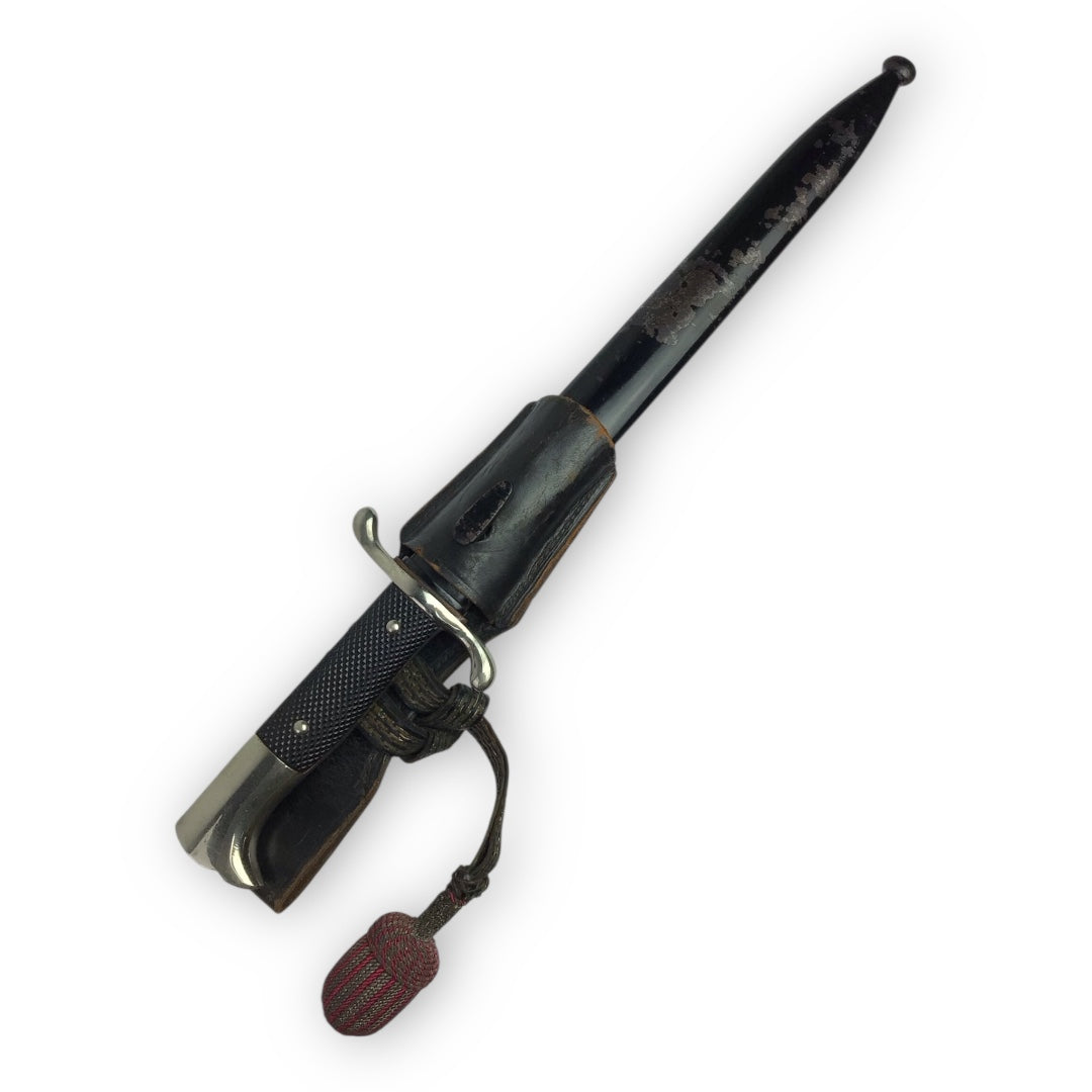 German WW2 Early-War Officer Dress Ceremonial Dagger with Rare Burgundy Portepee