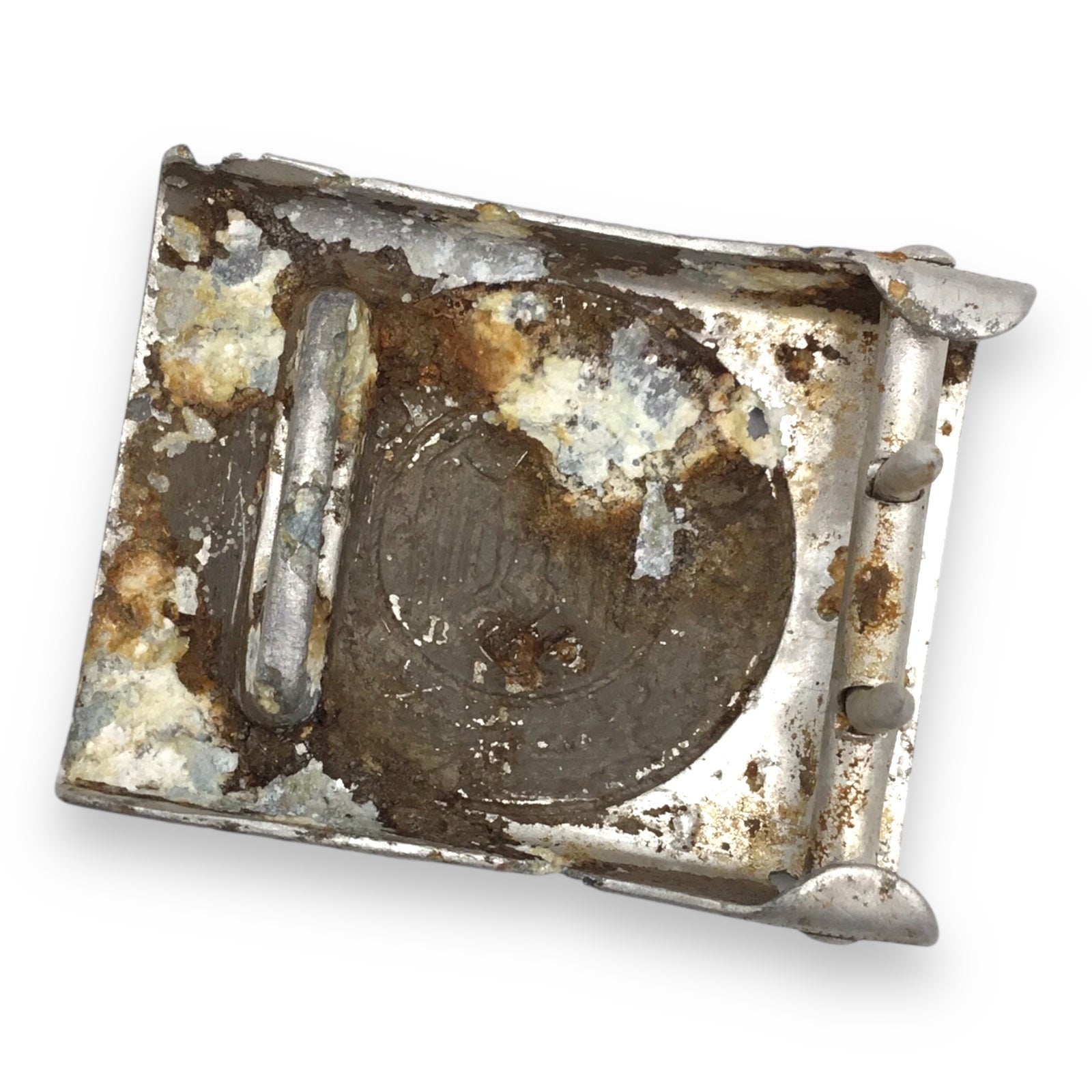 German WW2 Heer Belt Buckle – Combat Worn / “Salty” Example