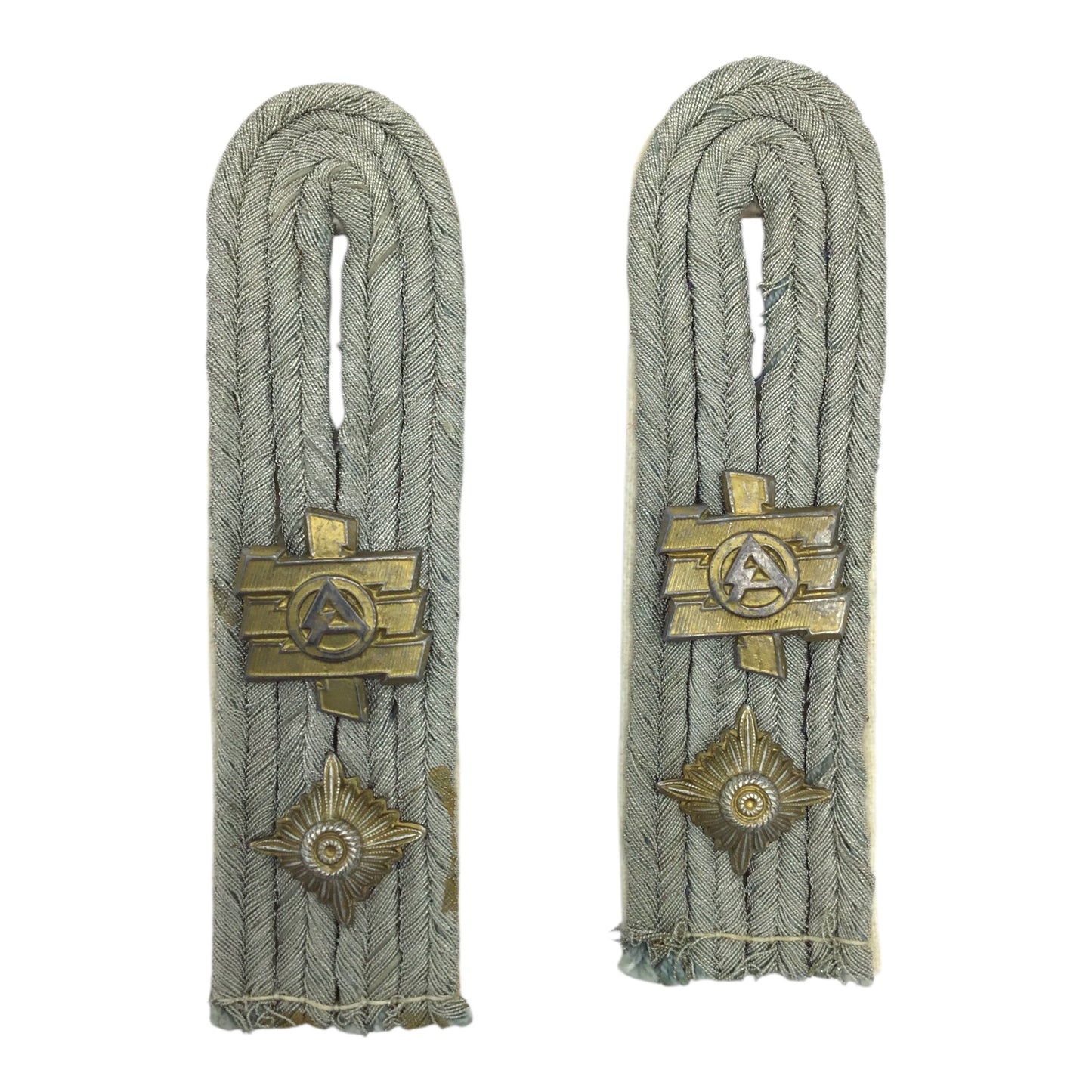 German WW2 Heer Feldherrnhalle Oberleutnant Shoulder Boards - Elite Infantry Officer Pair